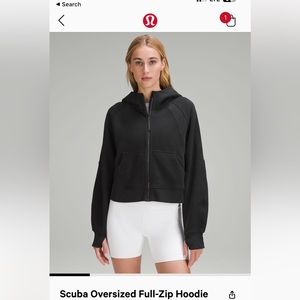Lululemon scuba full zip